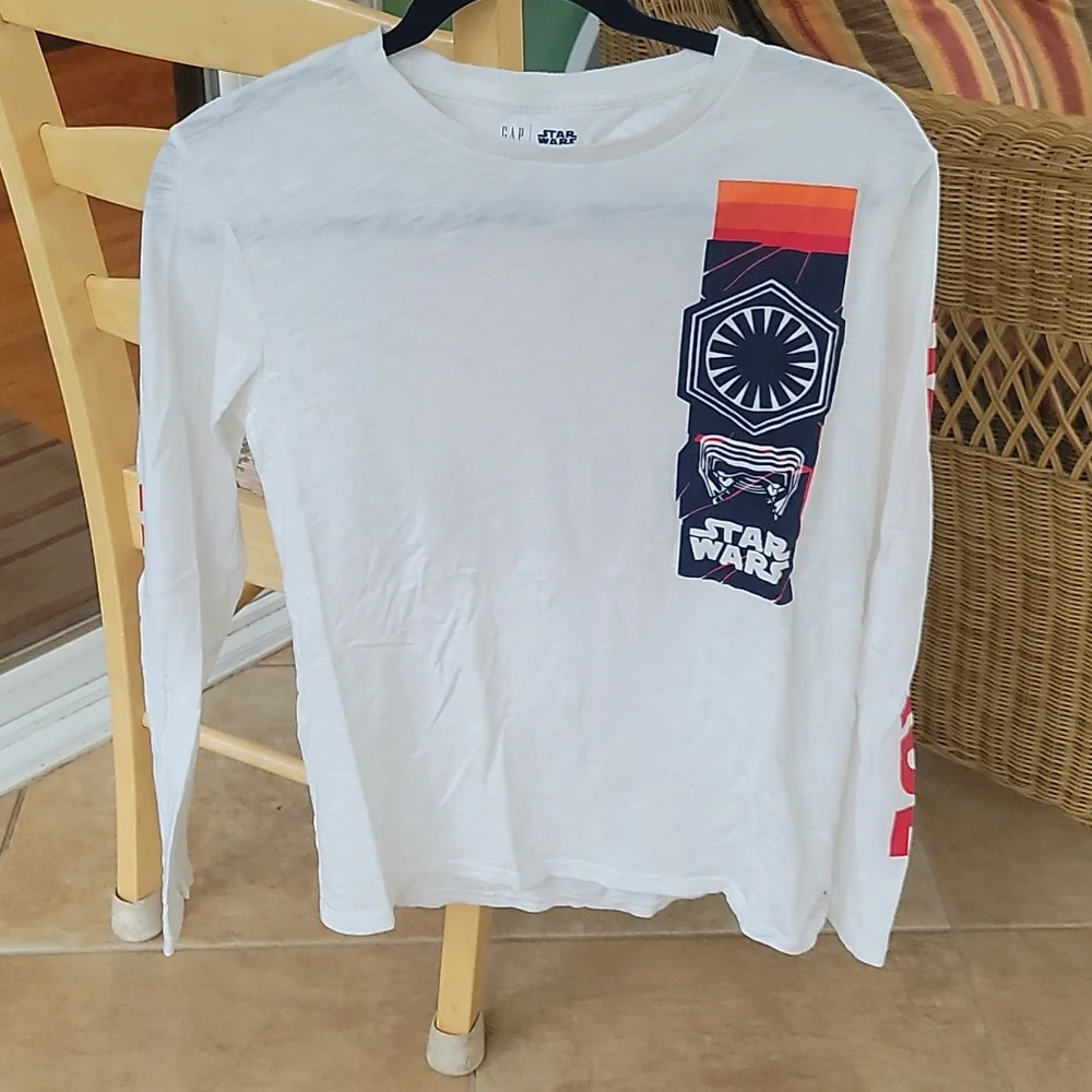 Gap star wars white long sleeve XXL/14